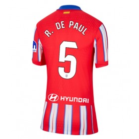 Atletico Madrid Rodrigo De Paul #5 Hjemme skjorte til dame 2024-25 Kortermet